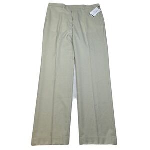 Perry Ellis Portfolio Dress Pants Mens 34x34 Green Modern Fit Flex Stretch NEW